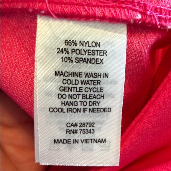 Rachel Zoe Hot Pink Slip-on Trousers, with pockets, size 12 (stretchy) - Picture 4 of 7